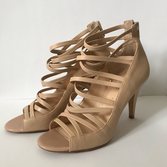 Strappy nude heels - Picture 2 of 4